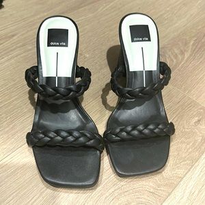 Dolce Vita Black Paily Sandals